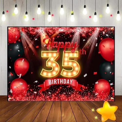 Alles Gute zum 31/32/33/34/35. Geburtstag Hintergrund Prinz Hintergrund für Fotografie Junge Green Screen Grün Smash Cake Rose Fotospiel 210X150cm