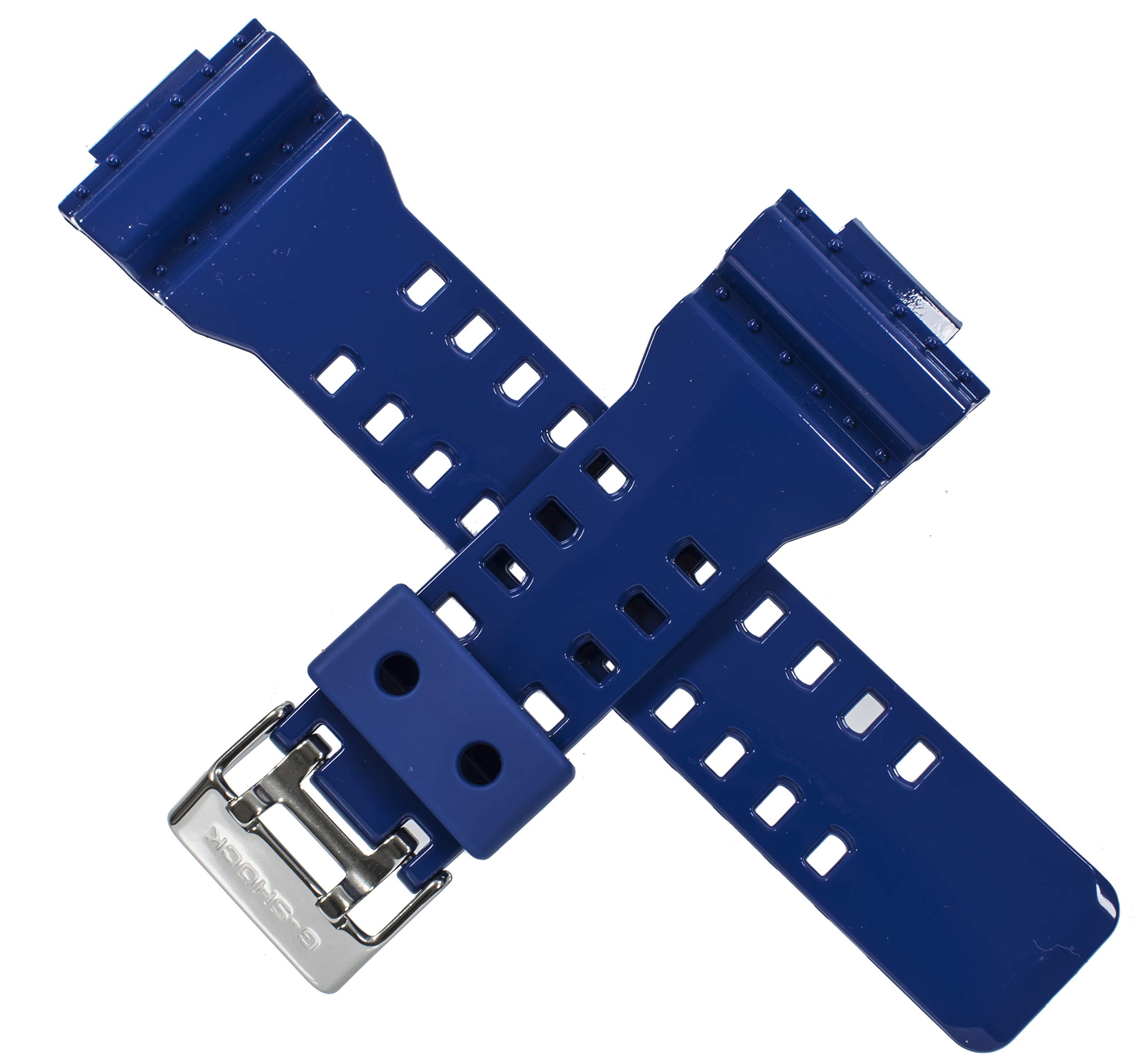 Casio Original Uhrenarmband für GA-110BC-2A GA 110 100 blau, Riemen