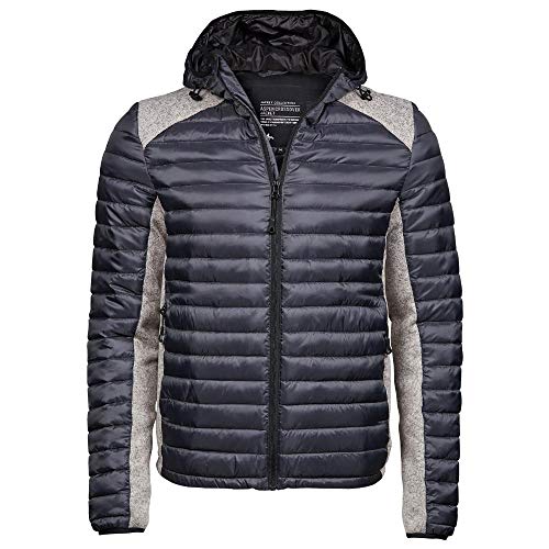 TeeJays - Herren Winterjacke 'Aspen Crossover' / Space Grey/Grey Melange, L