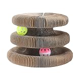 3 in 1 Kratzpad Transforming Toy Board Schleifen Krallen Kratzbaum Übung Muskel Stress Relieve Scratcher Karton Groß