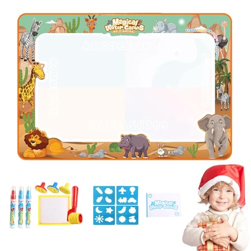 Meess , Malmatte, Malmatte, Leinwandmatte für Kinder, Malmatte für Kinder, Malmatte, Kritzelei-Zeichenmatte, 100 x 80 cm, Kritzelmatte für Kinder