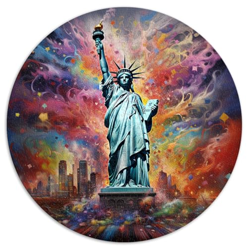 Puzzles Geschenke Spielzeug Lady Liberty Puzzle 1000 Teile Puzzle 67,5x67,5cm Puzzle Mitmachspiel-Familiendekoration Familienpuzzlespiel Geburtstagsgeschenke