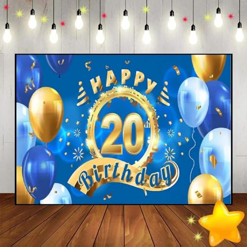 Alles Gute zum 20. Geburtstag Foto Mann Fotografie Kulissen Rot Kuste Hintergrund Party Dekoration Prinz Prinzessin Jung Mädchen 350x230cm