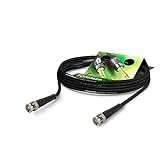 SommerCable HF-Kabel RG-Classic 50 Ohm RG58/ Cu Low Loss, BNC/BNC Hicon, Schwarz (2,5m)