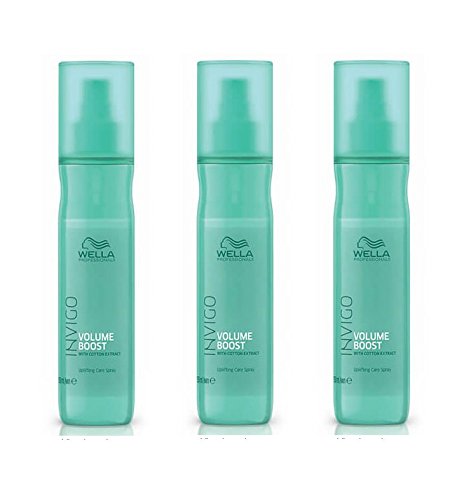 Wella INVIGO Volume Boost Uplifting Care Spray 150ml x3