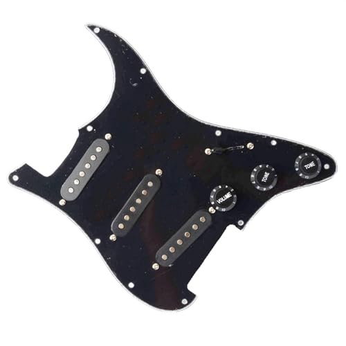 Standard-Pickguard-Tonabnehmer SSS E-Gitarren-Schlagbrett-Tonabnehmer, Standard-Gitarre, praktisches Schlagbrett-Zubehör (Color : 3/4)