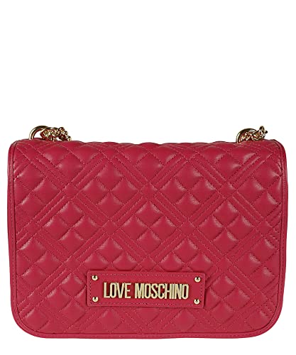 Love Moschino Damen Borsa Quilted Pu Fuxia Umhngetasche, Fuchsia