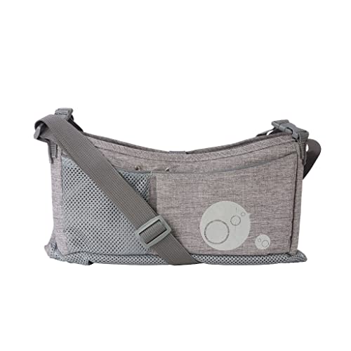 b.box Unisex-Kinderwagen-Organizer-Tasche | Verwendung als Schultertasche oder Autositz-Organizer | Tolles Geschenk für neue Mütter oder neue Väter | Farbe: Grau