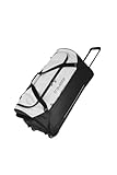 travelite Trolley Reisetasche mit Rollen aus wasserabweisendem Material, Basics Weichgepäck Rolltasche mit großem Hauptfach, 71 cm, 97 Liter