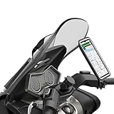 Shapeheart französische Innovation, magnetische Telefonhalterung für Roller und Maxi-Scooter, zentrales Armaturenbrett. Universell, schützt vor Regen, kompatibel mit Allen Marken