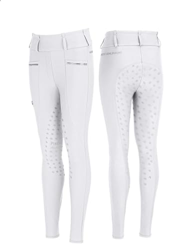 Pikeur Kinder Reithose Lilith Turnier VB Siebdruck White Athleisure FS 2024, Größe:146