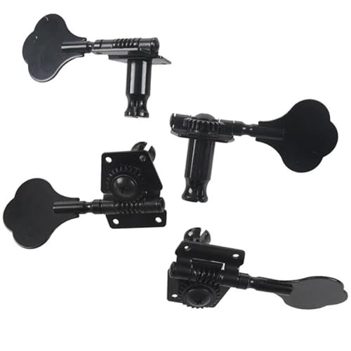 Strings Tuning Pegs Mechaniken Für Gitarre 4er-Pack Stimmnägel für Gitarre, Stimmnägel für E-Bass, Stimmnägel für Gitarre mit offenem Gang, Kopfteile