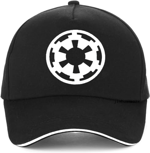 Baseballkappe Hiphop Sonnenhut Movie Wars Empire Imperial Print Baseballkappe Lustiges Galactic Empire Logo Hip-Hop-Hut Sommer verstellbare Snapback-Hüte Geschenk