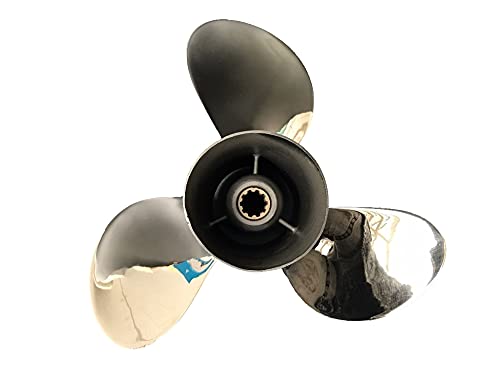 Jodriva 9 7/8x13, for Yamaha, 20-30 PS Außenbordmotor Edelstahl Propellermotoren Außenbordmotor Außenbordpropeller Propeller für Außenbordmotoren