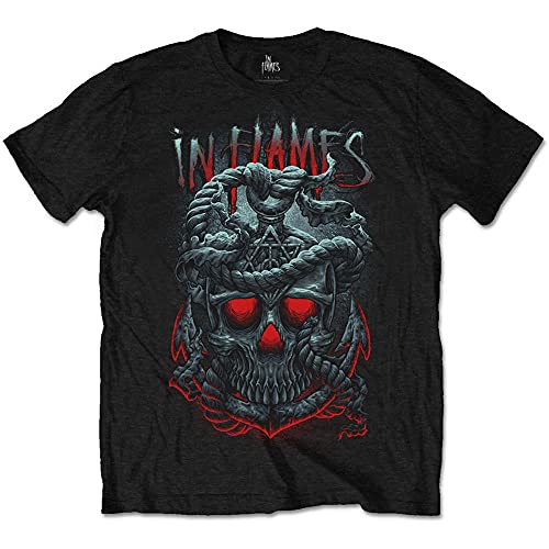 In Flames T Shirt Through Oblivion Nue Band Logo offiziell Herren