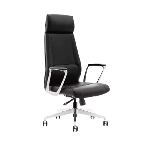 Zhaoj24-05 Bürostuhl Ergonomischer Luxuriöser moderner Arbeitsstuhl, modische Büromöbel, Bürostuhl, luxuriöser Drehstuhl, anhebbarer Bürostuhl Schreibtischstuhl(Schwarz)