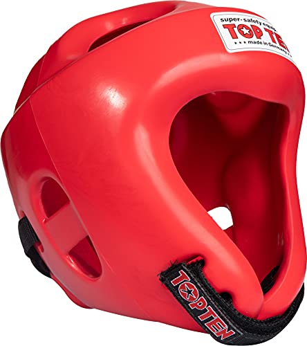 TopTen Competition Fight Helm, rot, S 50-55 cm