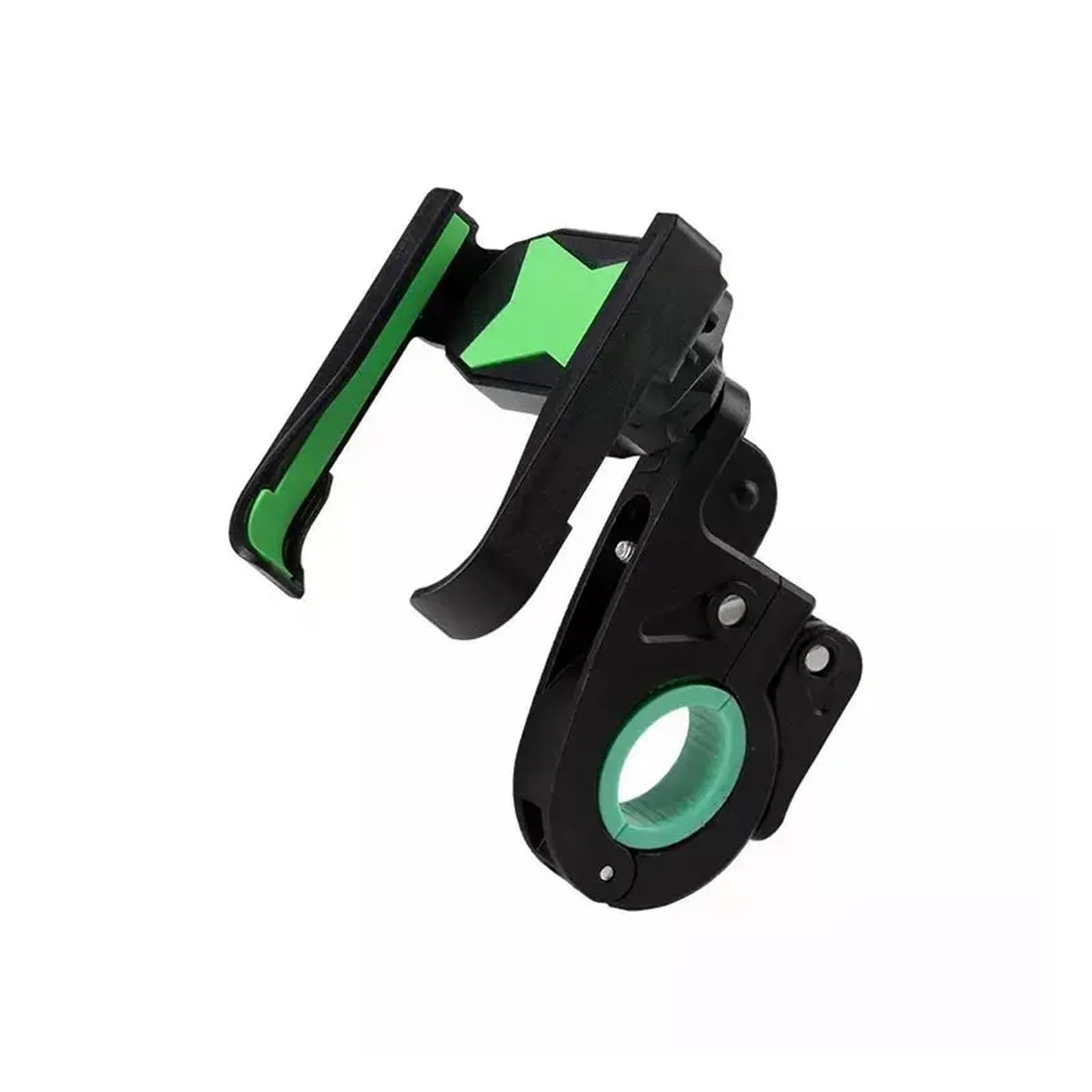 Handyhalterung Motorrad Telefon Halter Motorrad Lenker Mobiltelefon Unterstützung 360 Rotation Straße Montieren Dekorative Zubehör Handyhalter Fahrrad(Green)