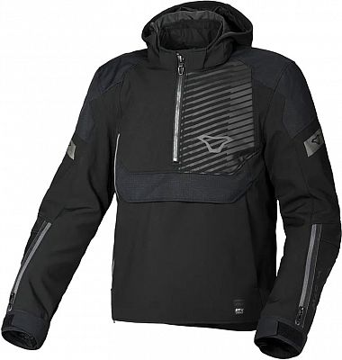 MACNA Motorradjacke Traffiq Anorak, BLACK, L