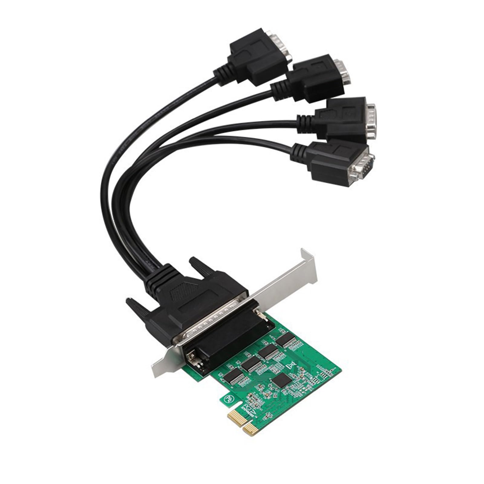 Fhkpsqkcn PCIe-auf-2/4-Port-Schnittstellen, DB9-polig, 9-polige Adapterkarte, Unterstützung für mehrere Anwendungen