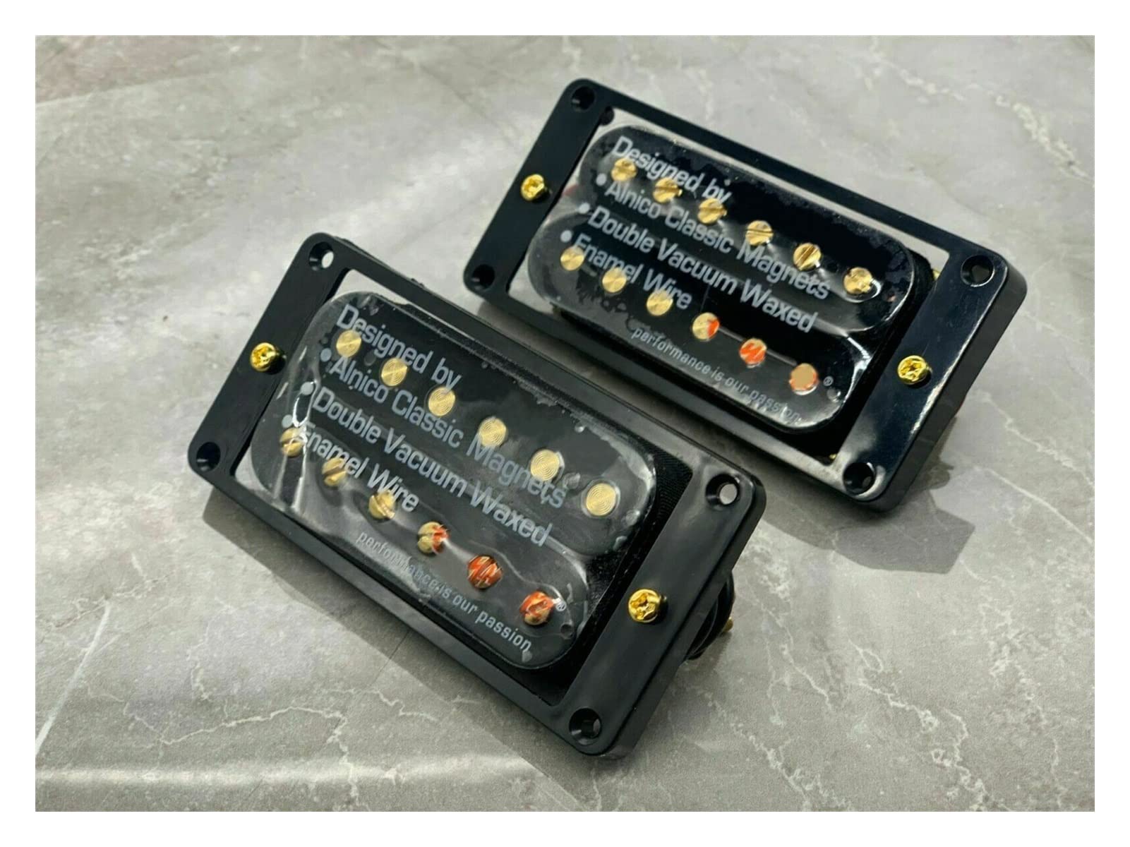 ZENGXUE Humbucker Pickups Schwarze Farbe Für LP Humbucker Tonabnehmer Set