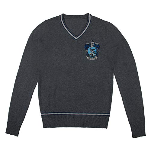 Cinereplicas Harry Potter Hogwarts V-Ausschnitt Pullover - Erwachsene & Kinder - Offizielle Harry Potter Lizenz-XS Kids-Ravenclaw