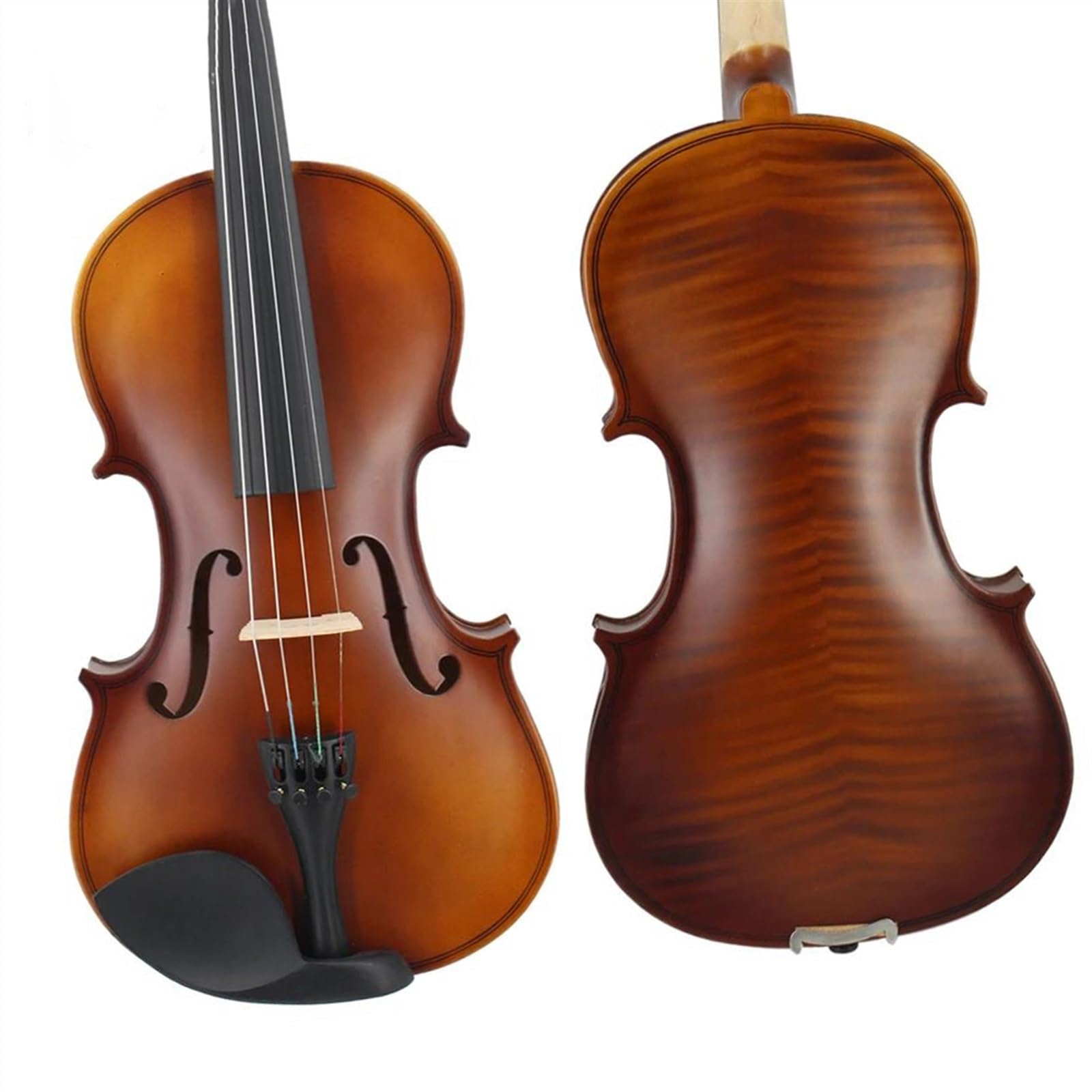 Standard Violine Geige Aus Massivem Holz Mit Flammenmotiv(Size 3/4)