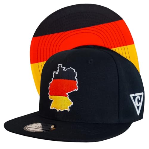 Capiche [99+ VARIATIONEN] Snapback Cap - Kappe - Baseball - Mütze - Kunst - Unisex - Schirm - Männer - Herren - Damen - [Nations] - Germany