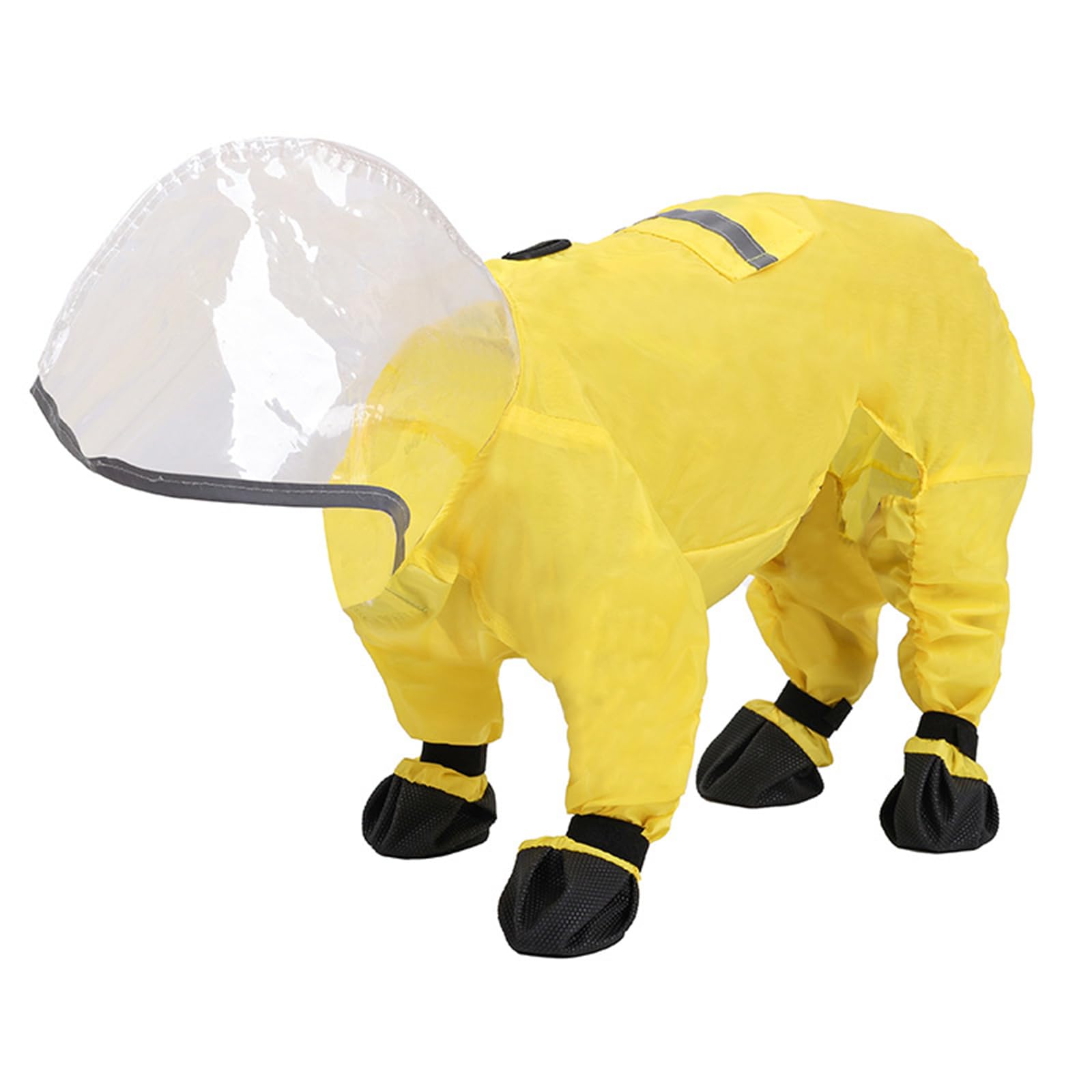 Avejjbaey Hunde-Regenjacke, Haustier-Regenmantel, Wanderkleidung, modisch, Outdoor, wasserdicht, für alle Rassen, Haustier-Regenbekleidung