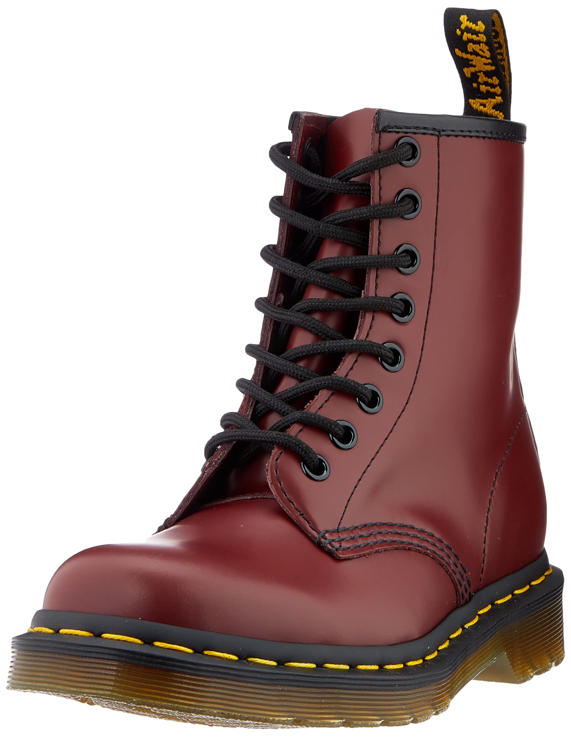 Dr. Martens 1460 Smooth 8 Eye Boot,Cherry Red,38 EU