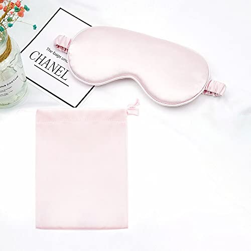 Übernachtung Taschen, Schlafmasken, Maske, Reise-Augenklappe, Nickerchen, Augenklappe, Ruhe, Augenbinde, Augenabdeckung, Schlafmaske, Nachtaugenschirm mit Tasche, Augenmaske for Schlafen (Farbe: 9) (