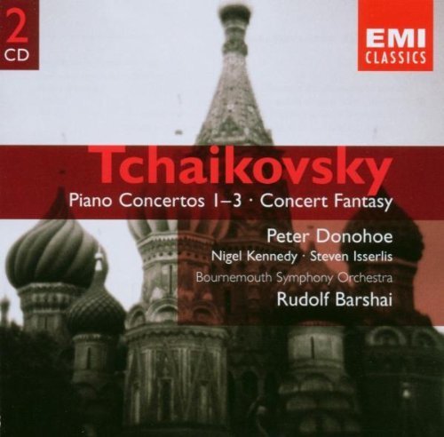 Tchaikovsky: Piano Concertos 1-3, Concert Fantasy, Op. 56 by Peter Donohoe Original recording remastered edition (2004) Audio CD