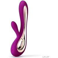 LELO SORAYA 2 Rabbit Massager Deep Rose, für internen und externen Genuss, wasserdicht und kabellos