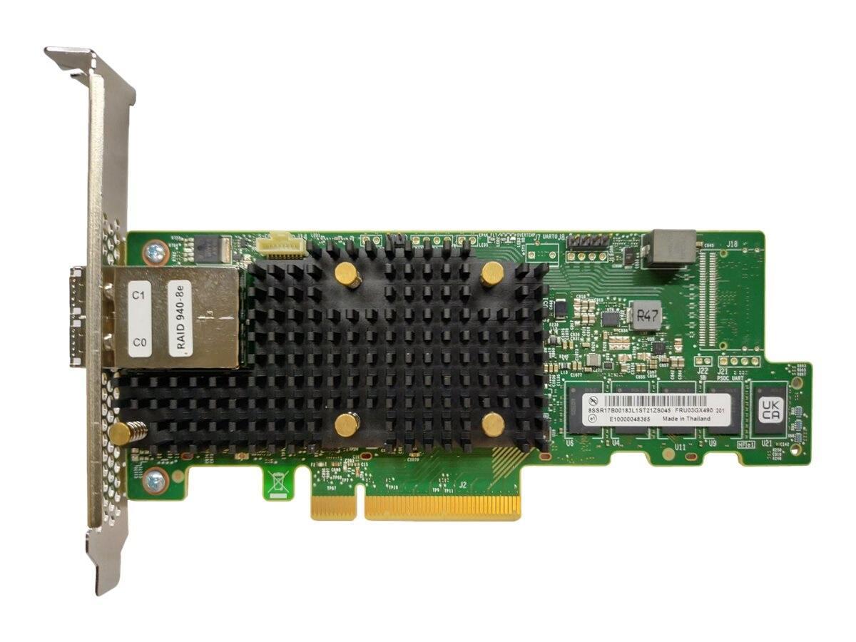 Lenovo ThinkSystem RAID 940-8e 4GB Flash PCIe Gen4 12Gb Adapter (4Y37A78836)