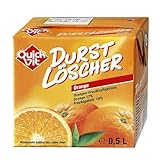 24 Packungen a 500ml Durstlöscher Quickfit Orange mit Strohhalm Fruchtsaftgetränk