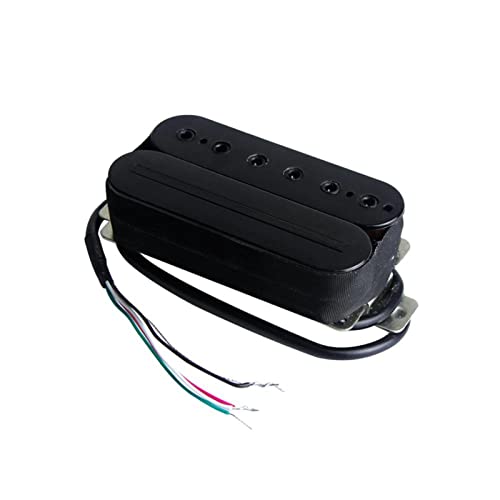 ZENGXUE Alnico 2 Schiene Humbucker Pickup Hals Gitarre Pole Stück Spule & Hot Rail Blade Pickup Guitar Zubehör Humbucker Tonabnehmer Set