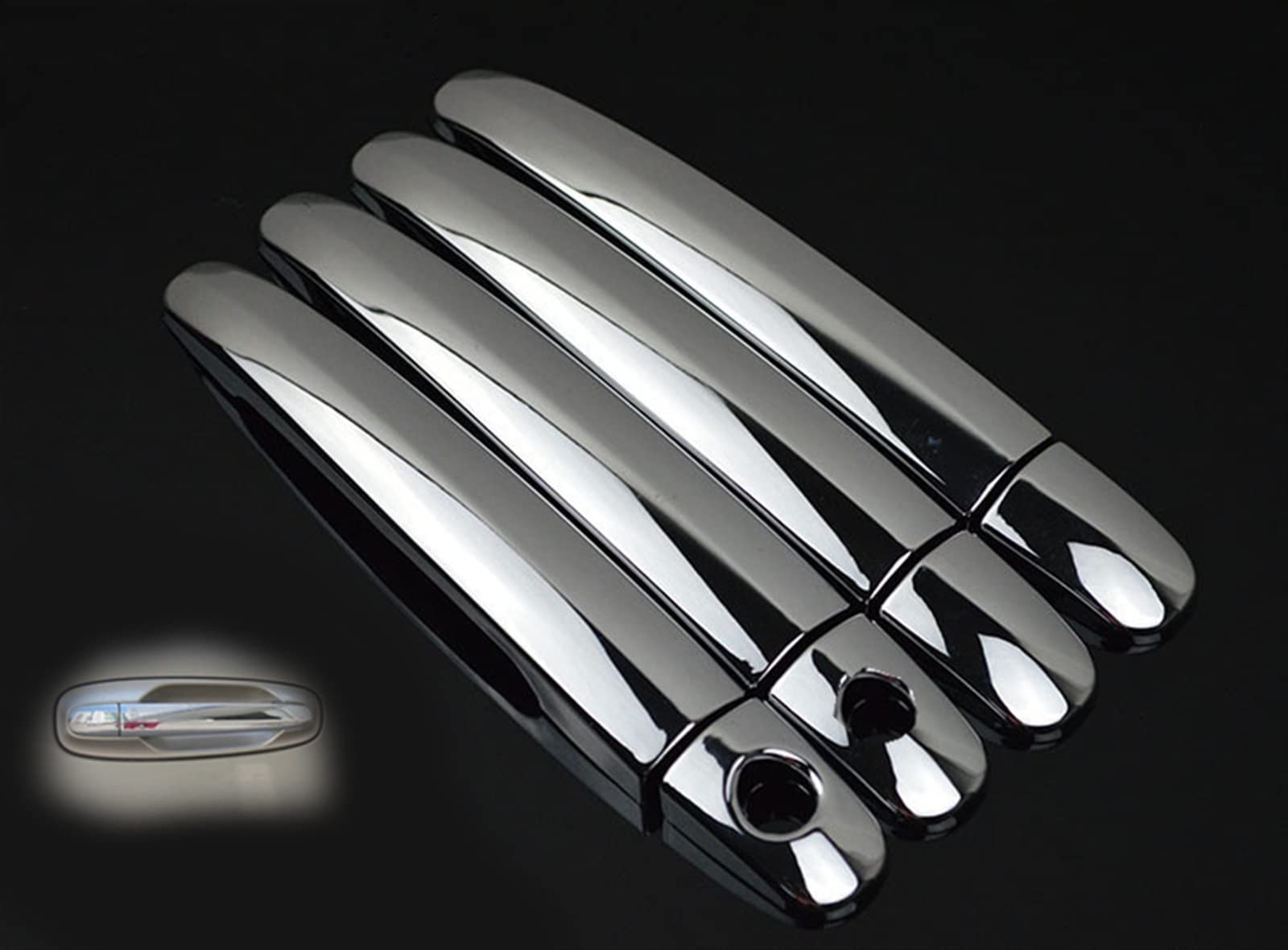 WILSEM Chrome Auto Türgriff Abdeckung Trim Car Styling Zubehör Für Chevrolet Für Nubira 2004 2005 2006 2007 2008 2009