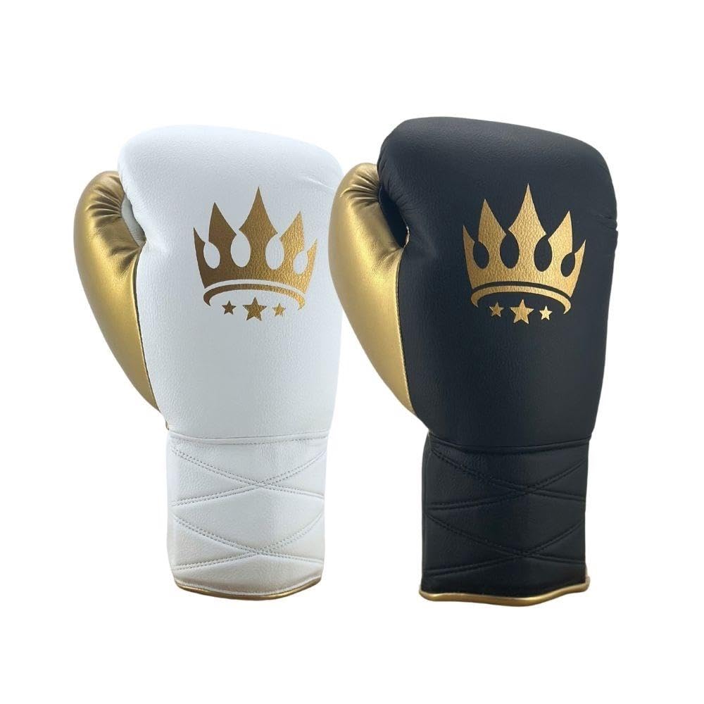 Playerz Power Lace Boxhandschuhe, Sparring-Handschuhe zum Boxen, Muay Thai, Kickboxen und MMA-Training, 284 g, 340 g, 397 g, 453 g