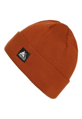 Protest Herren Prtkeeton Beanie, Umber Orange, Small