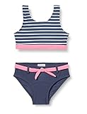 Playshoes Mädchen Uv-schutz Bikini Badeanzug Schwimmanzug Badebekleidung, Ringel, 146-152 EU