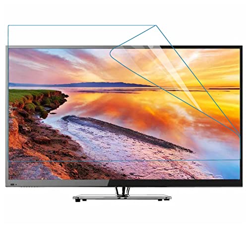 Blendschutz 32-75 Zoll Tv Entspiegelungsfolie, Tv Entspiegelungsfolie Blendschutz TV-Schutzfolie Anti-Strahlung Einfache Installation,Matte-60in(1327X749) mm