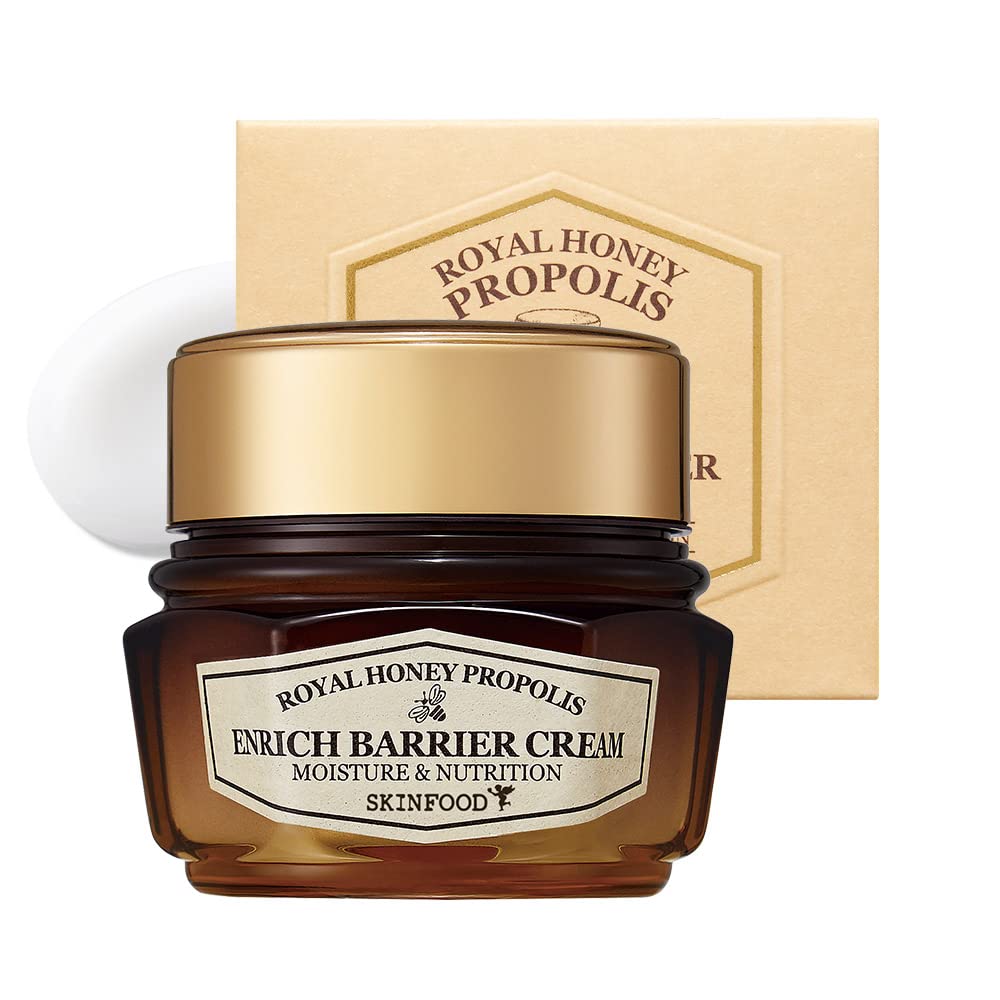 SKIN FOOD königliche honig propolis enrich barrier cream 2.13 fl.oz. (63 ml) - 50% schwarz bienenpropolis & royal jelly extract powerful enthalten pflegende gesichtscreme