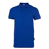 HRM Herren Heavy Performance Polo, Royalblau, Gr. 4XL I Premium Polo Shirt Herren I Basic Polohemd bis 60°C waschbar I Hochwertige & nachhaltige Herren-Bekleidung I Workwear