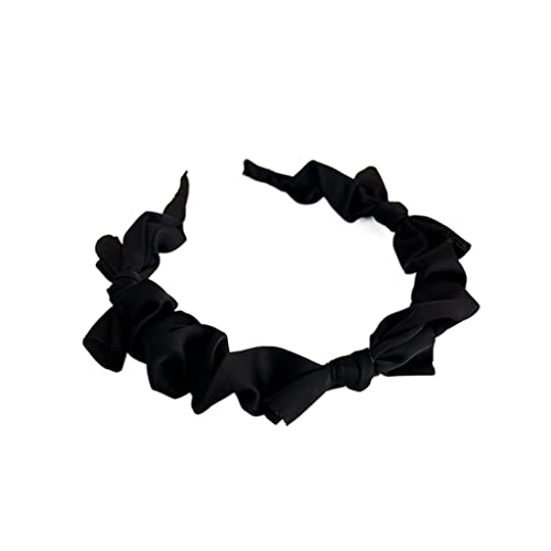 Haare, Kopfband, Weißes schwarzes Haarband mit Schleife, niedliches Mädchen, for Waschen der Haare, koreanisches Haar-Accessoire for Frauen, Make-up