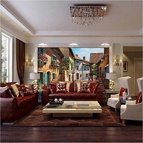 XLMING Architektonische Ansicht Der Stadt 3D Tapeten Home Esszimmer Sofa Schlafzimmer Wohnzimmer TV Hintergrund-200cm×140cm