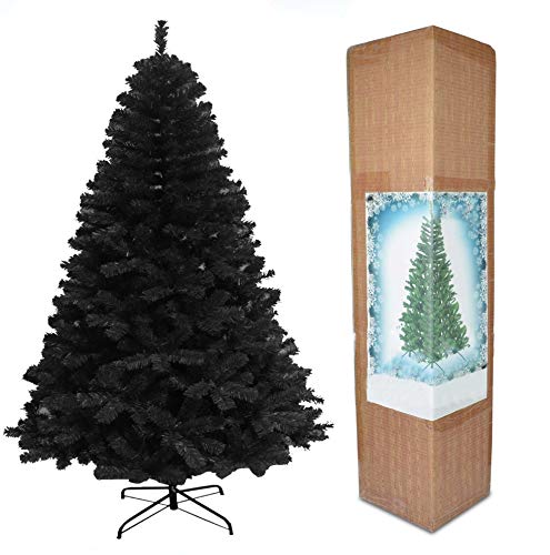 10ft/300cm Künstlichen Weihnachtsbaum Alaskan Pine Schwarz 1800 Spitzen Xmas Home Dekorationen 3m, Metallständer