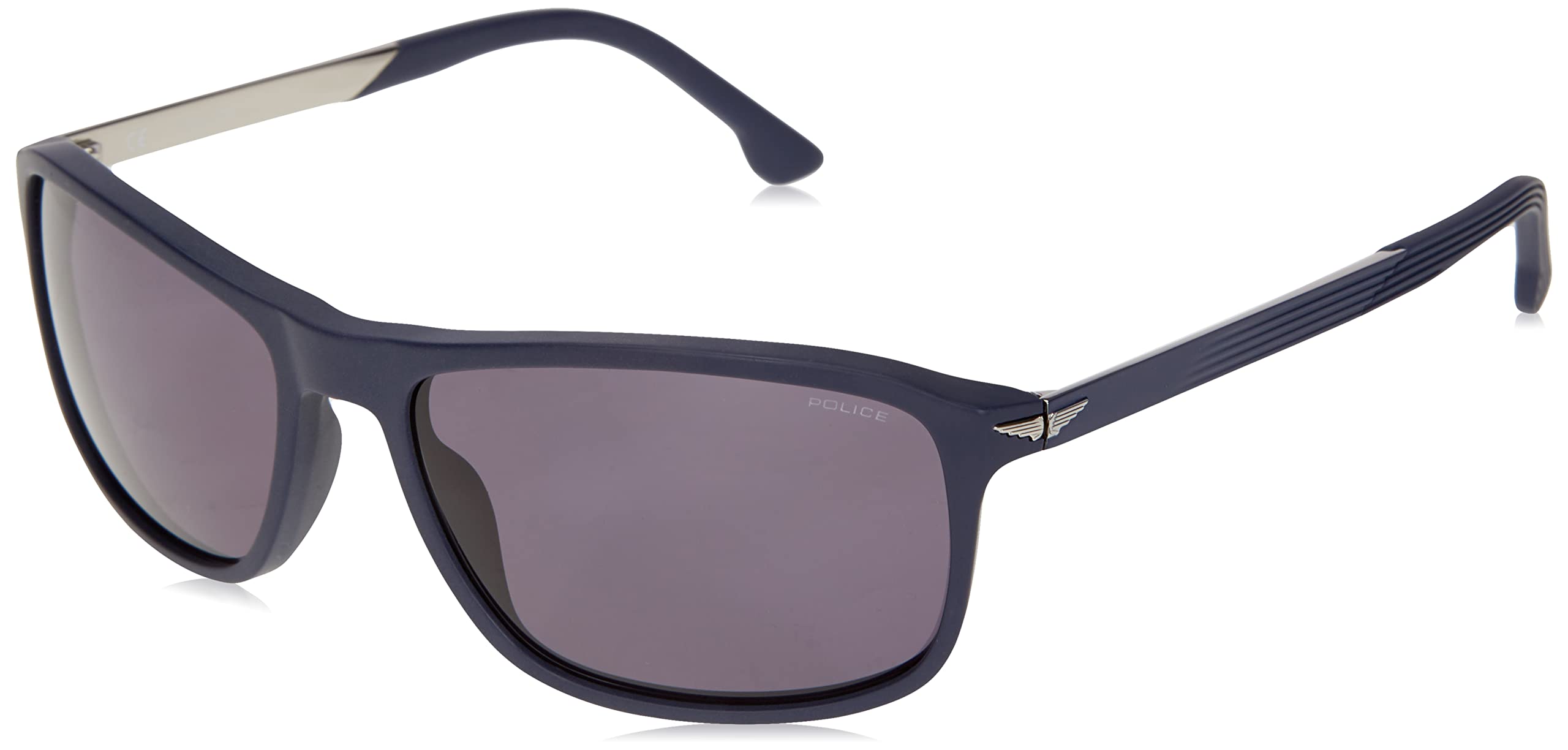 Police Unisex SPLC37 Sunglasses, Matt Blau, 60