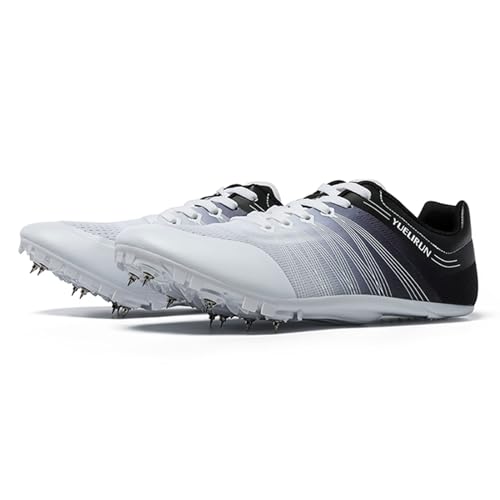 Zeihyeurus Leichtathletik Herren-Mittelstrecken-Laufschuhe Leichte Spikes Laufschuhe Track Spike Schuhe Weitsprung-Leichtathletikschuhe rutschfeste Leichte Gelten Jungen MäDchen Damen Herren