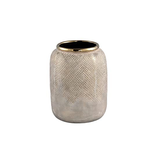 PTMD Astleigh Flowerpot - 20 x 20 x 25 cm - Keramik - Gold