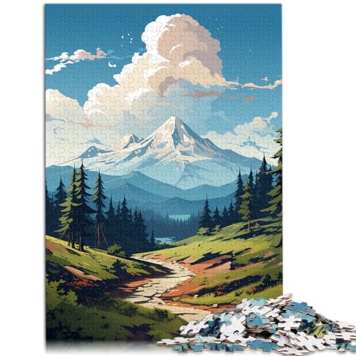 Puzzle-Geschenke, Spielzeug, schöne Waldpuzzles für Erwachsene, 1000 Teile, Holzpuzzle, Spaß für zu Hause, Aktivitäten, Geburtstagsgeschenk, Reisegeschenke, 1000 Stück (50 x 75 cm)